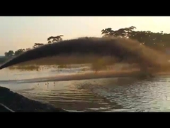 YSCSD350 de capacidad sólida de 360 cbm/h excavadora de succión de cortador hidráulico en funcionamiento--Yongsheng Dredger